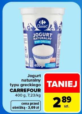 Jogurt naturalny typu greckiego CARREFOUR