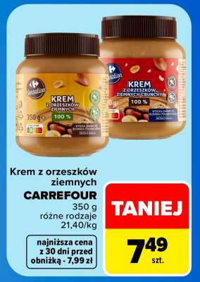 Krem z orzeszków ziemnych CARREFOUR
