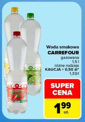 Woda smakowa Carrefour