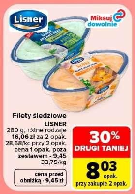 Filety śledziowe Lisner
