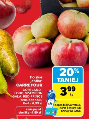Polskie jabłka CARREFOUR
