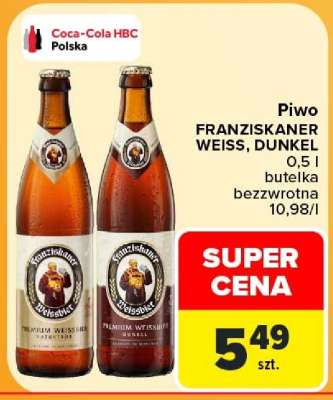 Piwo FRANZISKANER WEISS, DUNKEL