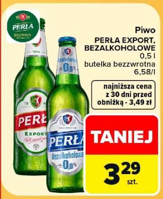 Piwo PERŁA EXPORT, BEZALKOHOLOWE