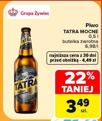 Piwo Tatra Mocne