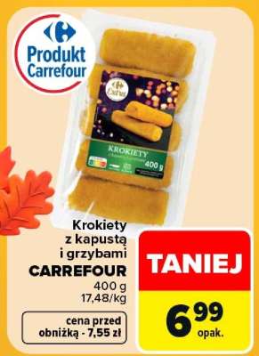 Krokiety z kapustą i grzybami CARREFOUR