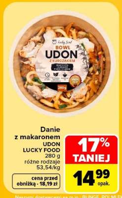 Danie z makaronem Udon