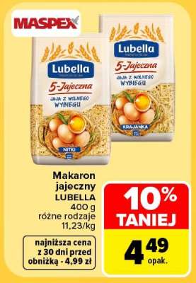 Makaron jajeczny Lubella