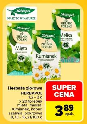 Herbata ziołowa HERBAPOL