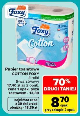 Papier toaletowy Cotton Foxy