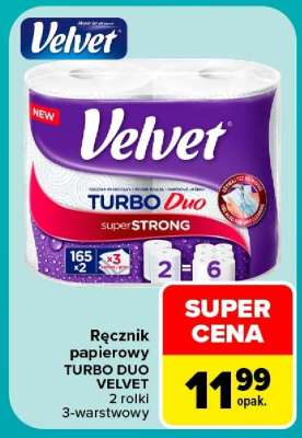 Ręcznik papierowy TURBO DUO VELVET