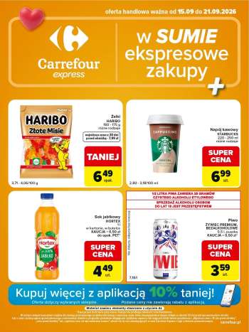 Gazetka Carrefour Express - 15.09.2026 - 21.09.2026.