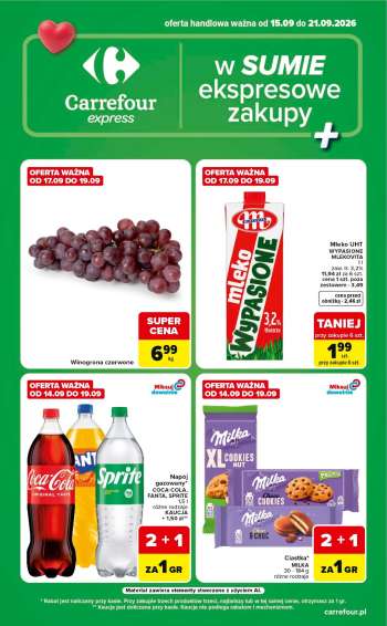 Gazetka Carrefour Express - 15.09.2026 - 21.09.2026.