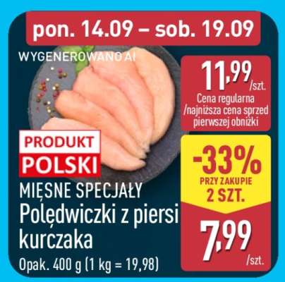Poledwiczki z piersi kurczaka