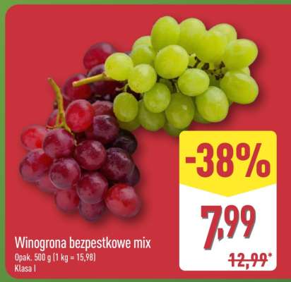 Winogrona bezpestkowe mix