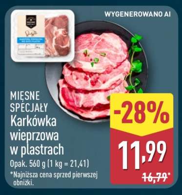 MIĘSNE SPECJAŁY Karkówka wieprzowa w plastrach