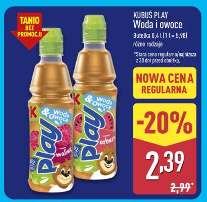 KUBUŚ PLAY! Woda i owoce