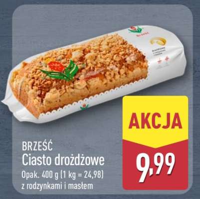 Brześć Ciasto drożdżowe
