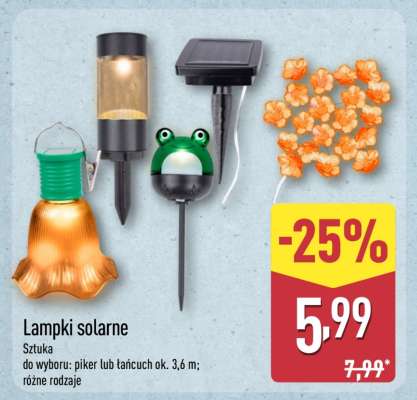 Lampki solarne