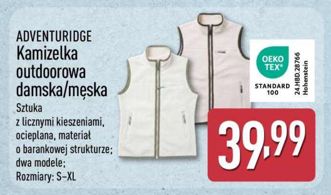 ADVENTURIDGE Kamizelka outdoorowa damska/męska