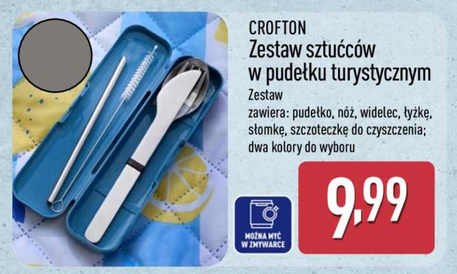 CROFTON Zestaw sztućców w pudełku turystycznym