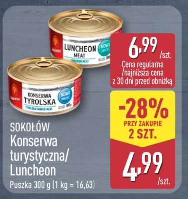 sokołów Konserwa turystyczna/ Luncheon