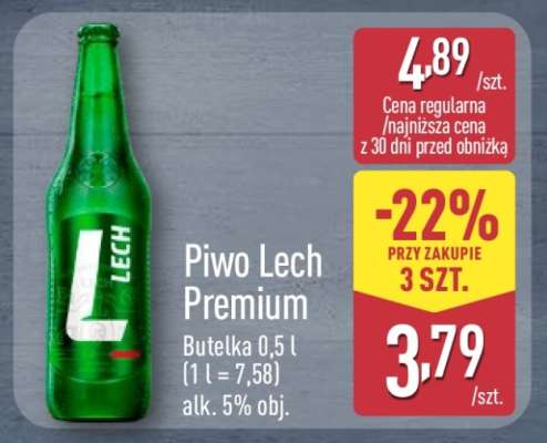 Piwo LECH PREMIUM