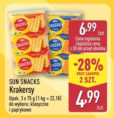 SUN SNACKS Krakersy