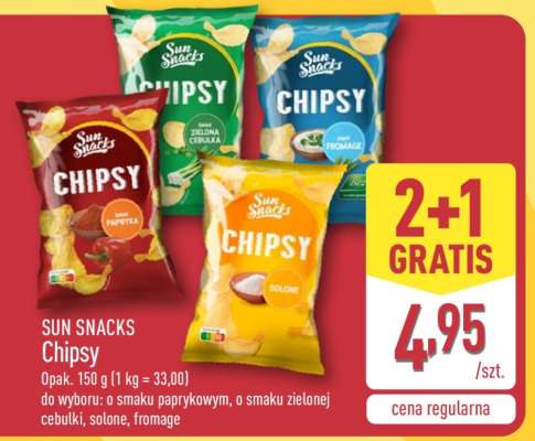 SUN SNACKS Chipsy