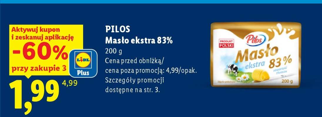 PILOS Masło ekstra 83%