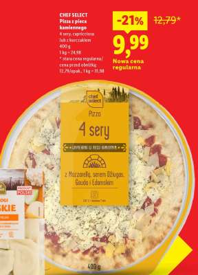 CHEF SELECT Pizza z pieca kamiennego**