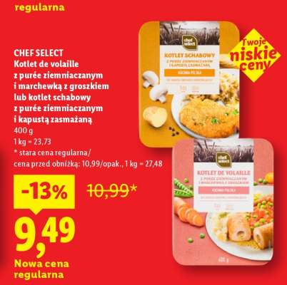 CHEF SELECT Kotlet de volaille lub kotlet schabowy