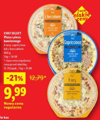 CHEF SELECT Pizza z pieca kamiennego**