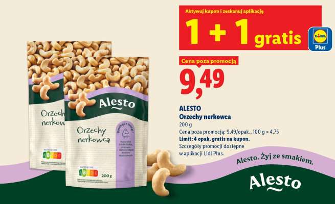 ALESTO Orzechy nerkowca