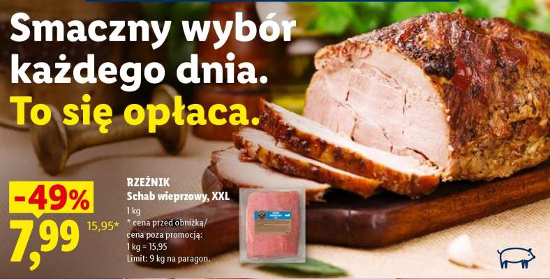 Schab wieprzowy, XXL