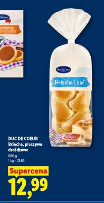 DUC DE COEUR Brioche, pieczywo drożdżowe