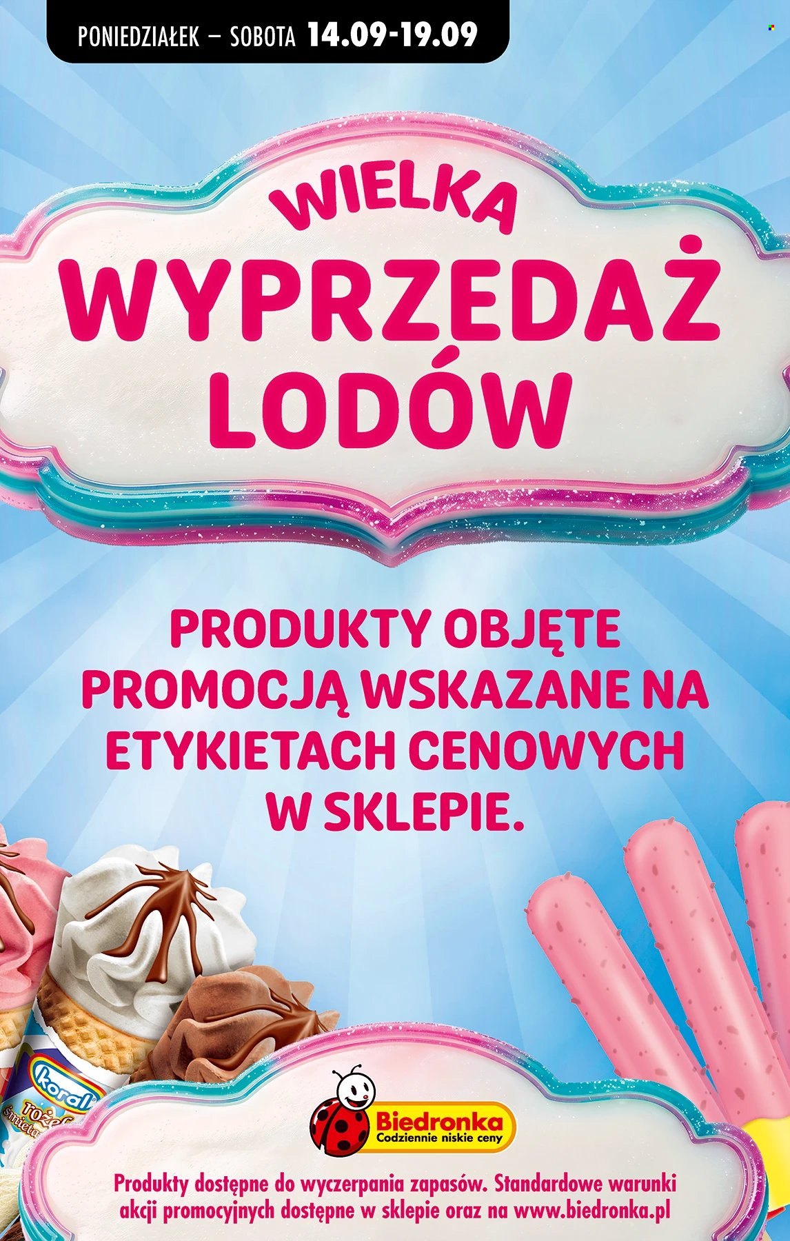 Gazetka Biedronka - 14.09.2026 - 19.09.2026. Strona 1
