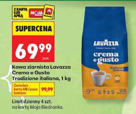 Kawa ziarnista Lavazza Crema e Gusto Tradizione italiana, 1 kg
