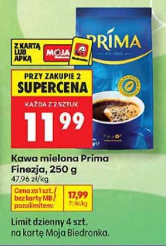 KAWA MIELONA PRIMA FINEZJA 250 G