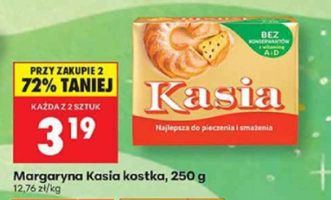 Margaryna Kasia kostka, 250 g