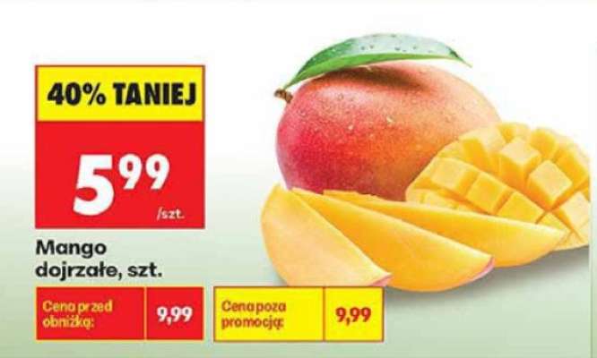 Mango dojrzałe, szt.