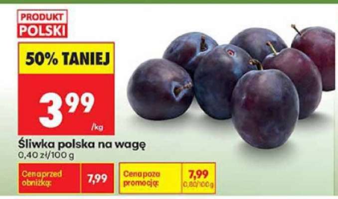 Śliwka polska na wagę