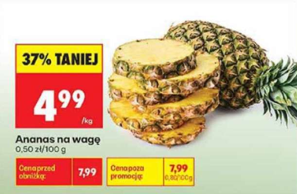 Ananas na wagę