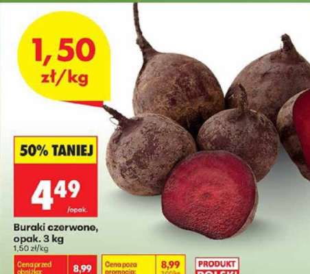 Buraki czerwone opak . 3 kg