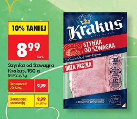 Szynka od szwagra Krakus, 150 g