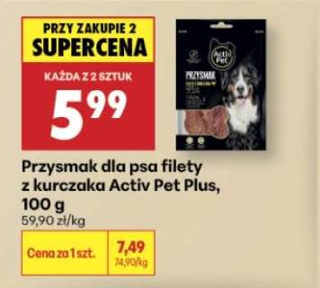 Przysmak dla psa filety z kurczaka Activ Pet Plus 100 g