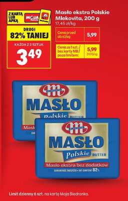 Masło Ekstra Polskie Mlekovita , 200 g