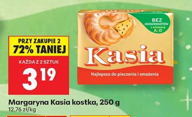 Margaryna Kasia kostka, 250 g