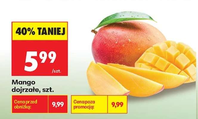 Mango dojrzałe, szt.