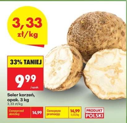 Seler korzeń, opak. 3 kg