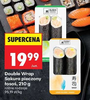 Double Wrap Sakura pieczony łosoś, 210 g